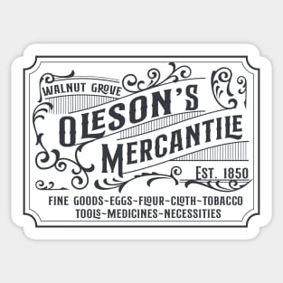 Oleson's Mercantile - Little House Sticker